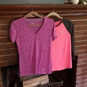 Under Armour tops, size S,M. Bundle of 2.